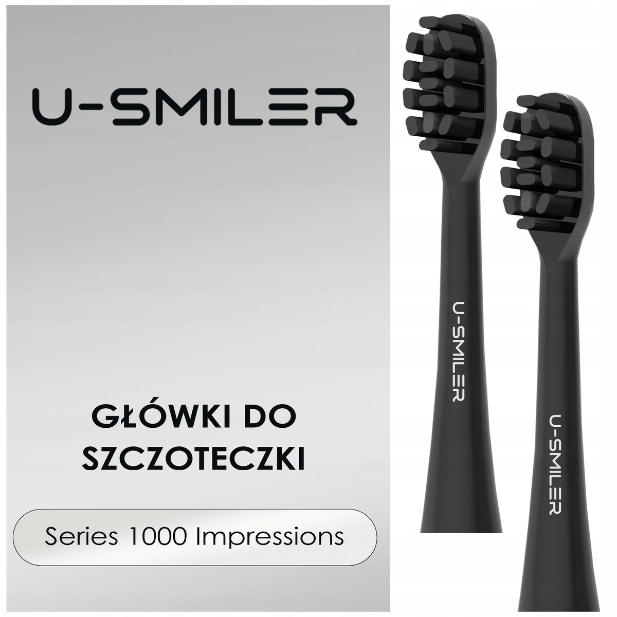 2 GŁÓWKI KOŃCÓWKI SZCZOTECZKI SONICZNEJ U-SMILER