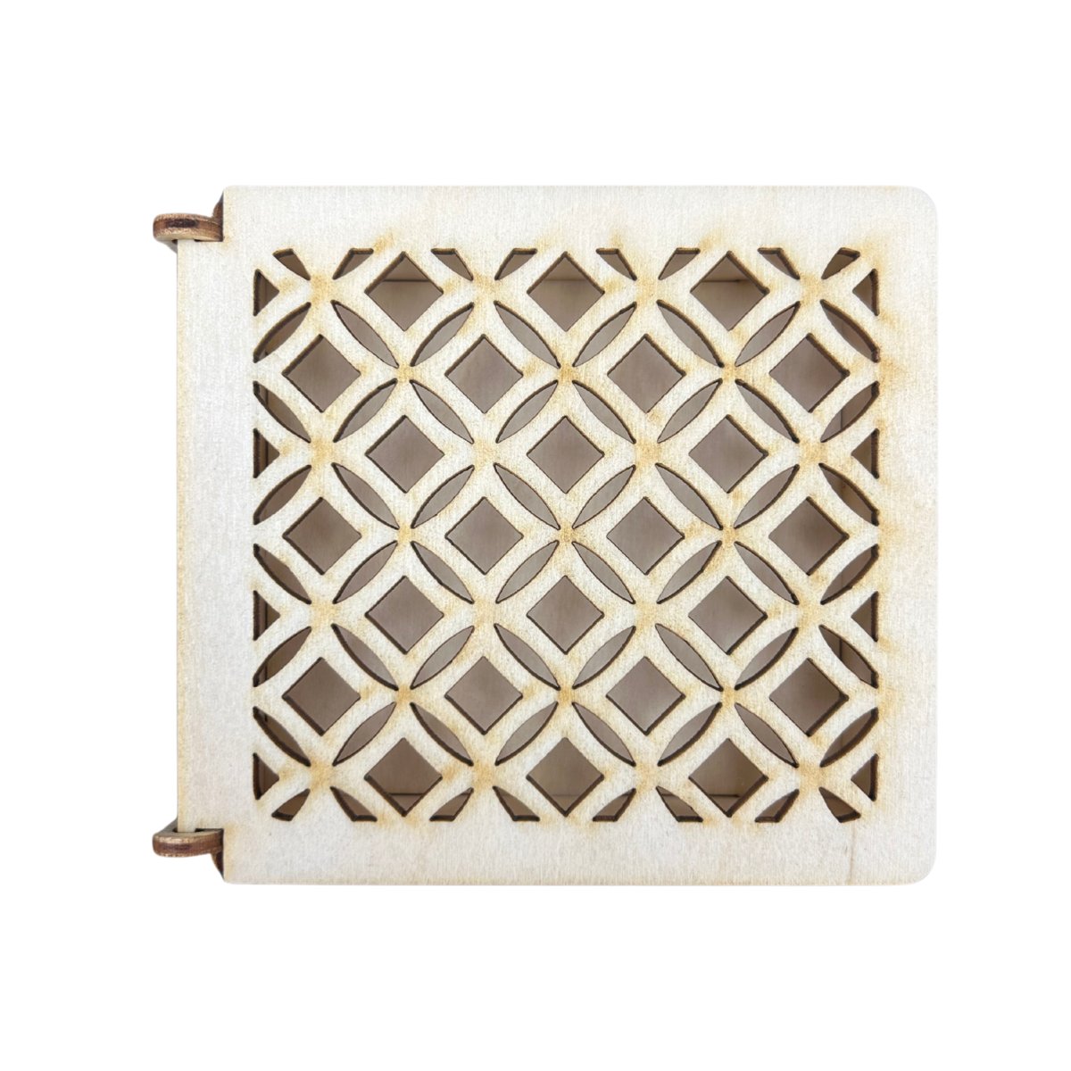 Drewniane Pudełko Ażurowe Szkatułka ze Sklejki do Decoupage na Prezent