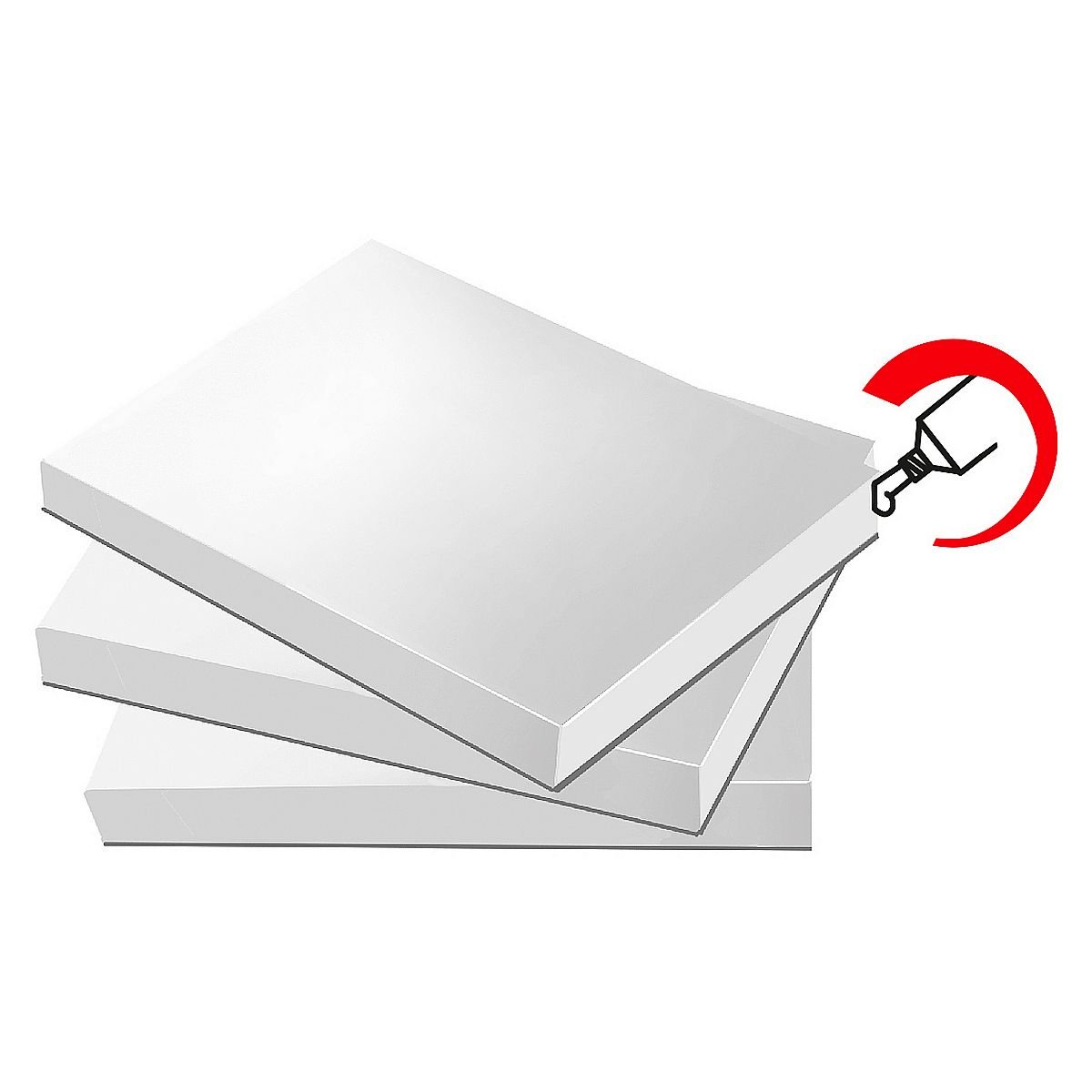 Notes blok bloczek kelnerski A7 125k czysty gładki