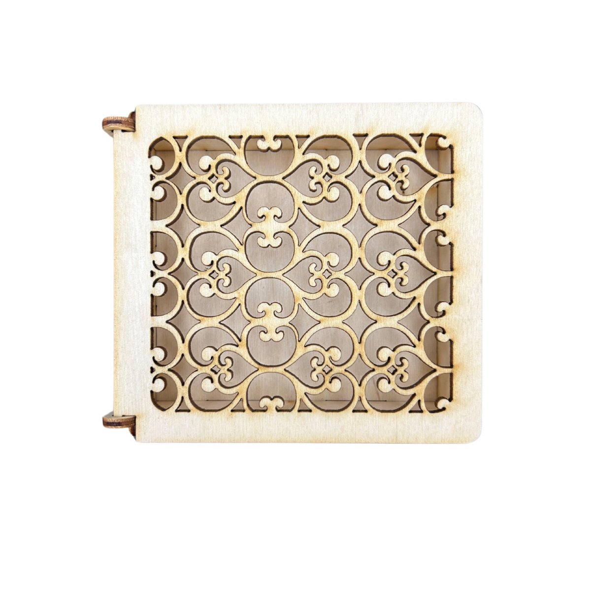 Pudełko Drewniane Szkatułka ze Sklejki do Decoupage na Prezent Ażurowe