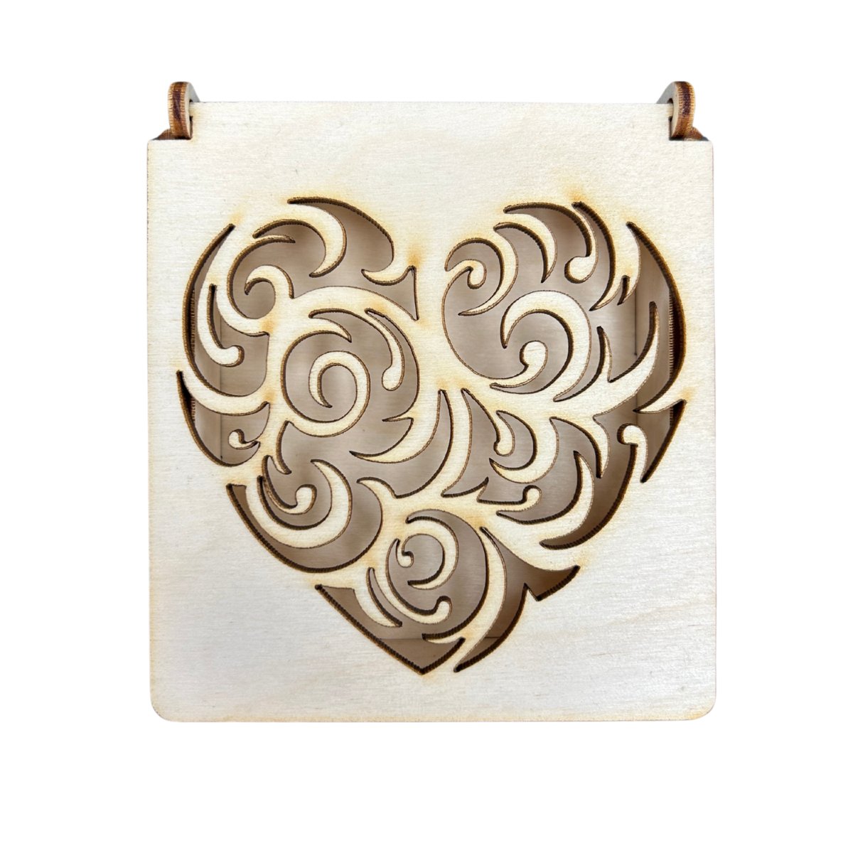 Pudełko Ażurowe Drewniane ze Sklejki na Prezent do Decoupage Szkatułka