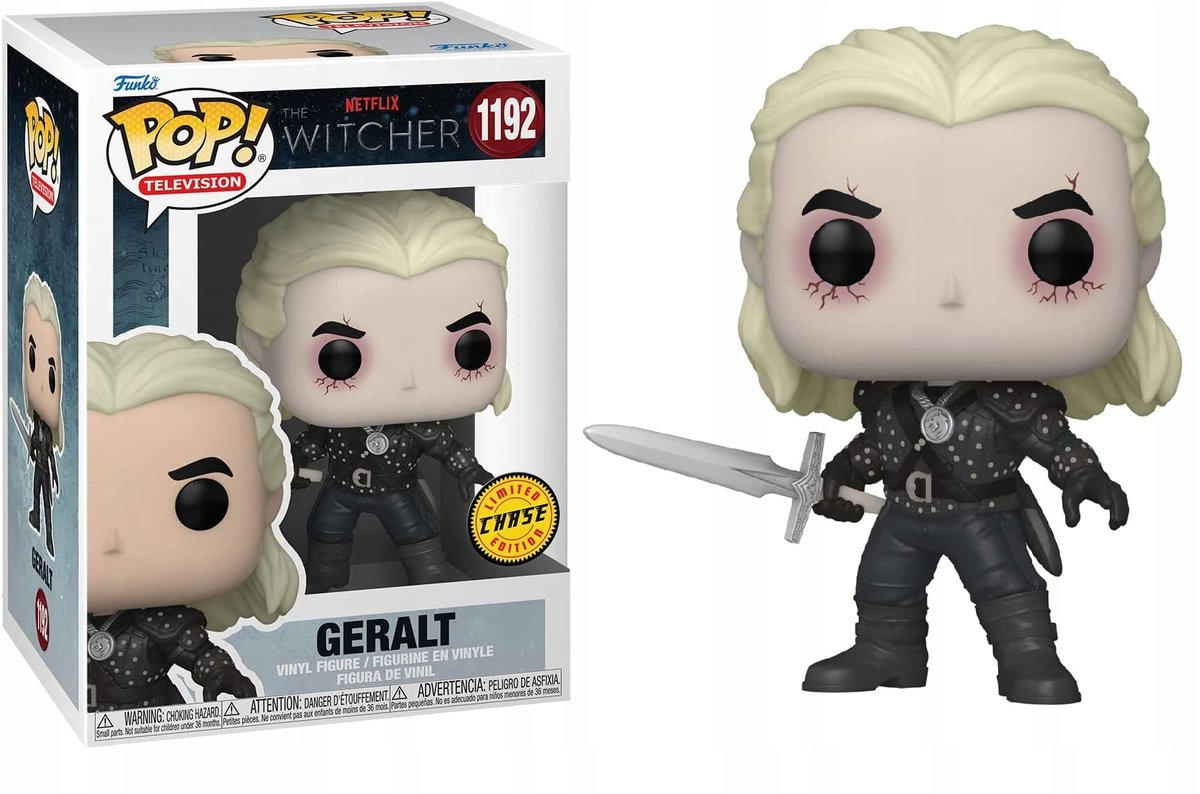 funko pop! witcher wiedźmin geralt chase 1192