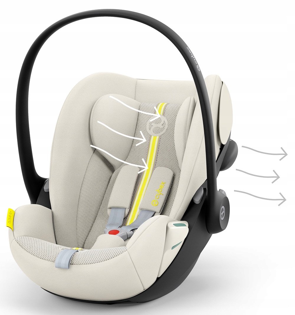FOTELIK CYBEX ATON G I-SIZE ROZKŁADANY 40-87CM kolor SEASHELL BEIGE PLUS