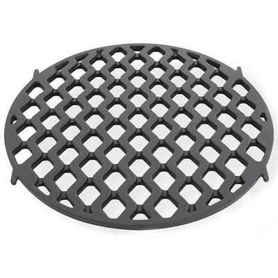 Enders 7791 Sear Grate do system switch Grid, odlew, ruszt do grillowania BBQ akcesoria, czarna, 6 x 6 x 1 cm