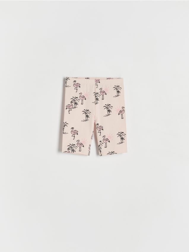 Reserved - Szorty kolarki - pastelowy róż