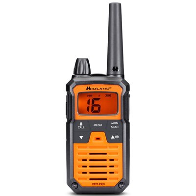 Radiotelefon MIDLAND XT-70 Pro Hobby&Work Twin Czarno-Pomarańczowy
