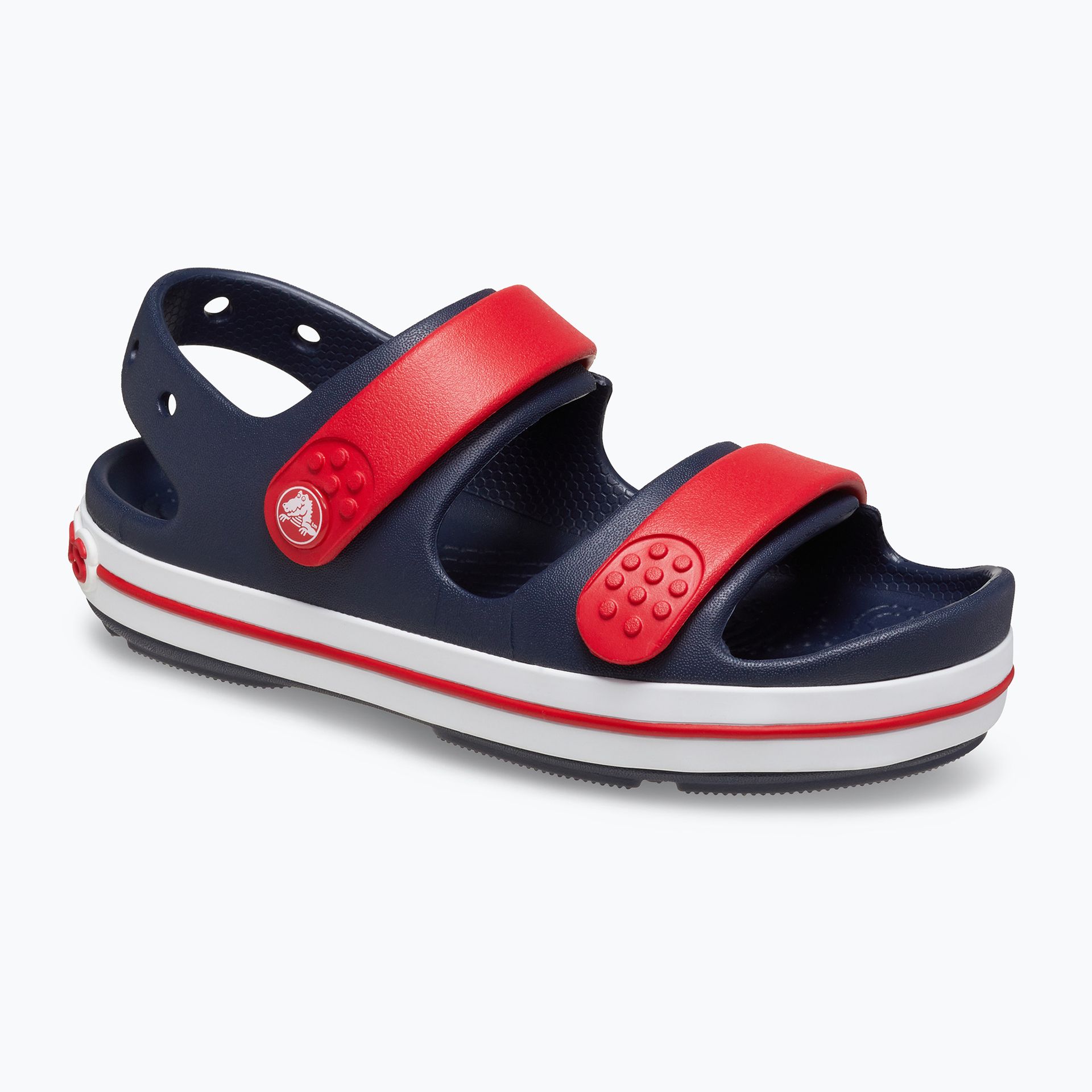 Sandały dziecięce Crocs Crocband Cruiser Kids 209423 navy/varsity red