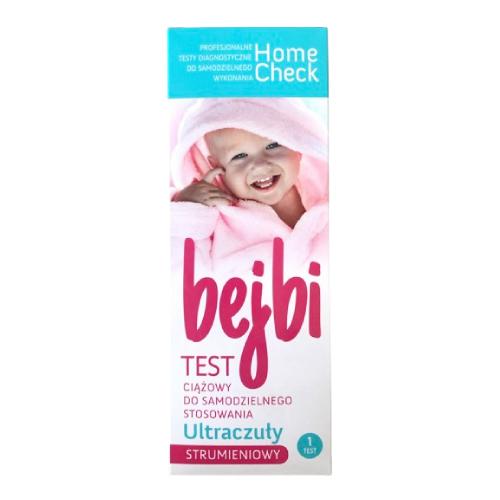 Home Check Test ciążowy Bejbi Ultraczuły strumieniowy, 1 szt.