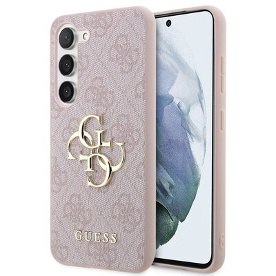 Guess GUHCS24M4GMGPI S24+ S926 różowy/pink hardcase 4G Big Metal Logo