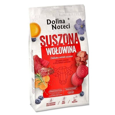 DOLINA NOTECI Premium Wołowina- karma suszona dla psa 9kg