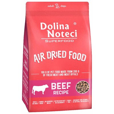 DOLINA NOTECI Superfood Danie z wołowiny- karma suszona dla psa 5kg