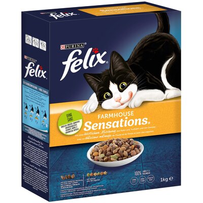 Felix Meaty Sensations drób, indyk, kaczka, warzywa 1 kg