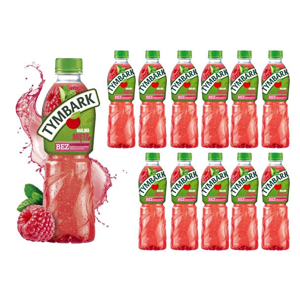 TYMBARK NAPÓJ MALINA MIĘTA 12SZT X 500ML