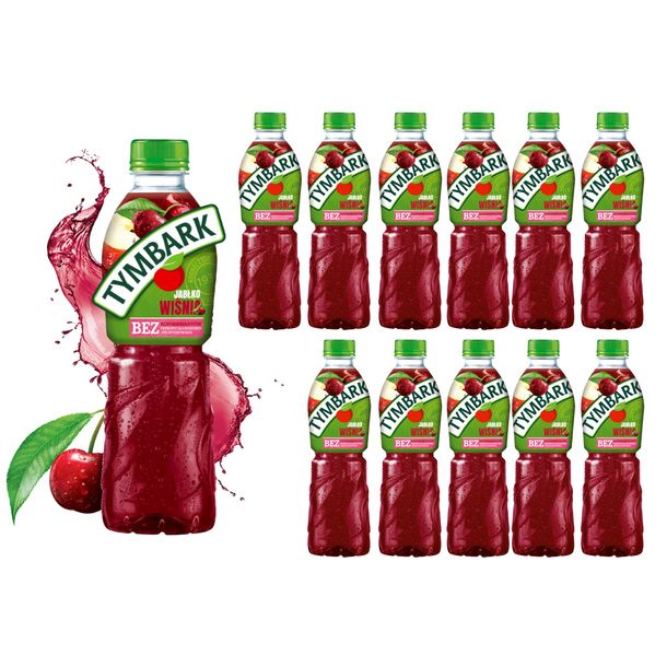 TYMBARK NAPÓJ JABŁKO WIŚNIA 12SZT X 500ML