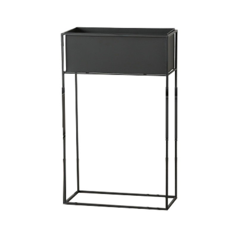 Boltze Metalowy Kwietnik Czarny w Stylu Industrialnym A 1002496AM