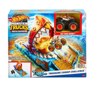 Monster Trucks Arena Smashers: Wyzwanie wejciowe - Wyzwanie Tiger Shark Treasure Chomp