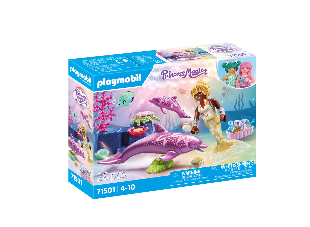 PLAYMOBIL,Syrenka z delfinami,71501