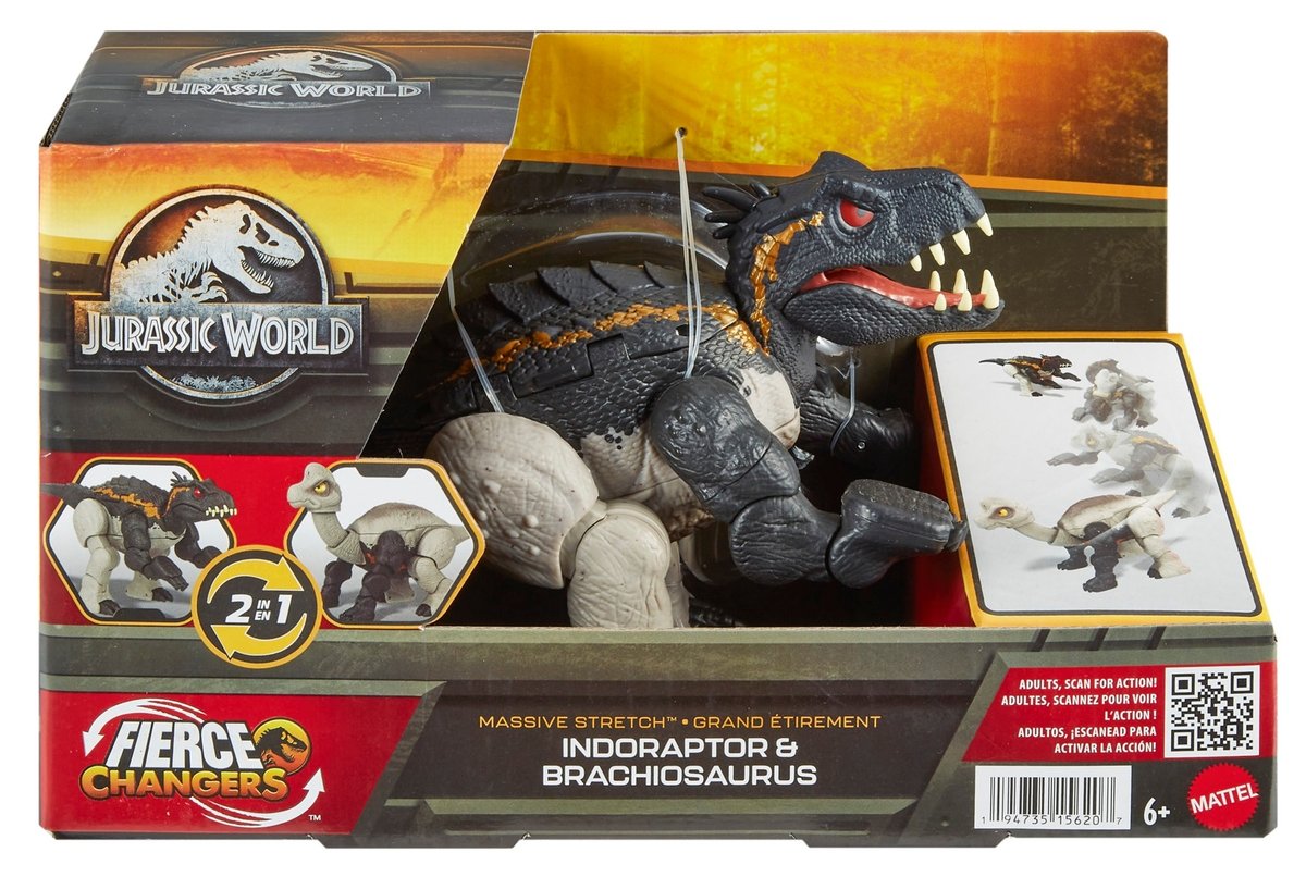 Jurassic World Fierce Changers Dinozaur 2 w 1