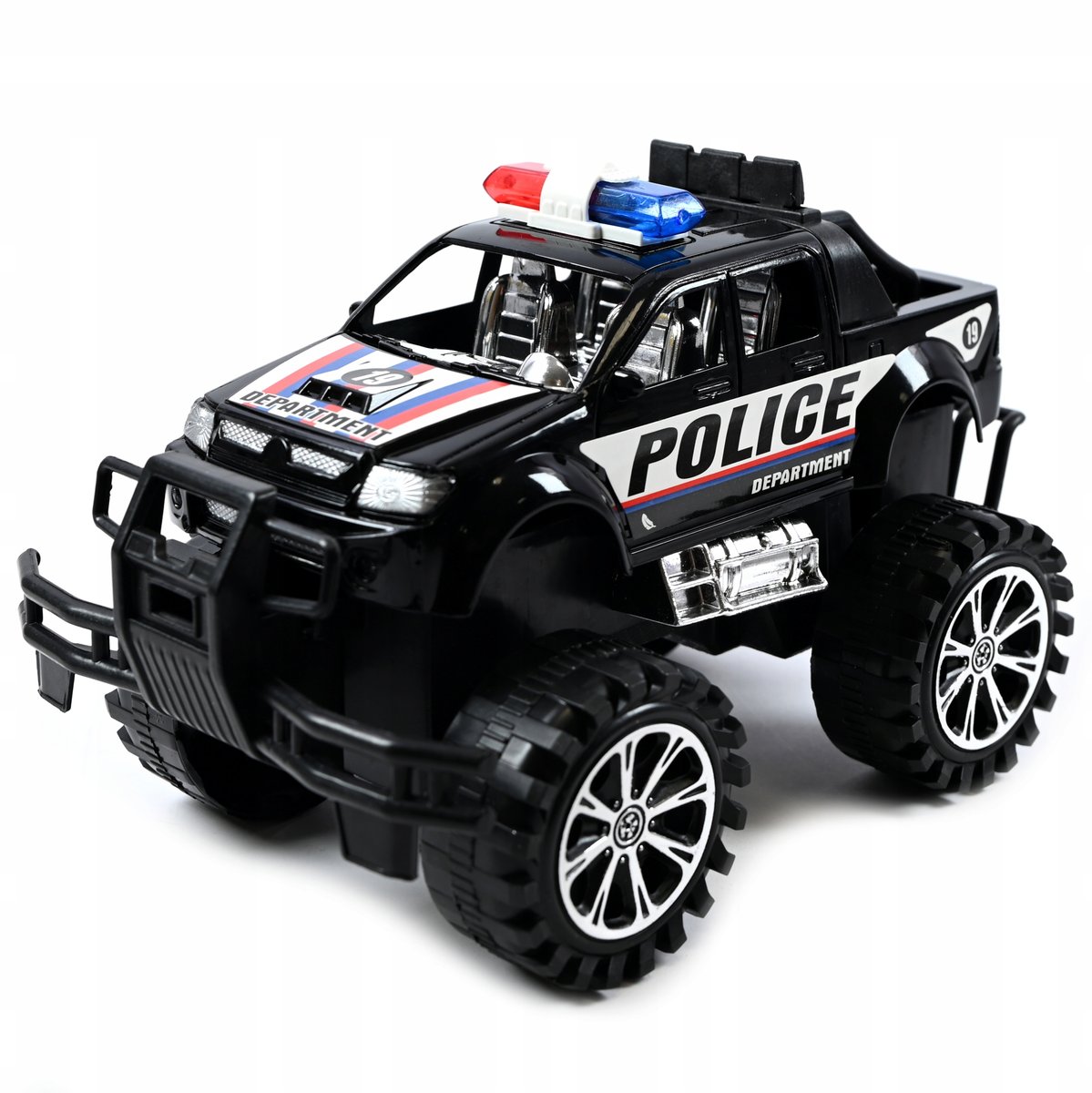 POLICJA SAMOCHÓD TERENOWY MONSTER TRUCK AUTO RADIOWÓZ RÓŻNE KOLORY