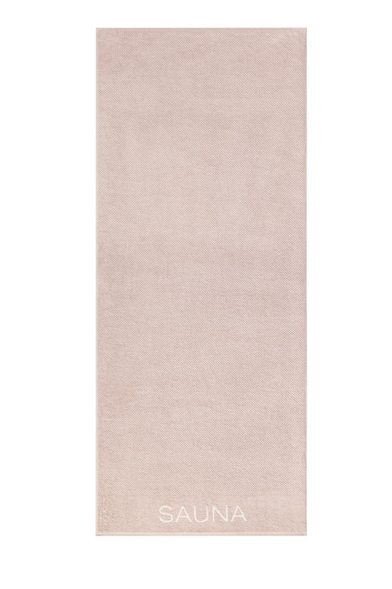 Ręcznik plażowy Pure 80x200 pudrowy frotte 500g/m2 100% bawełna Cawoe