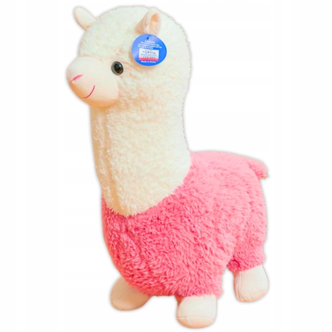 Maskotka Pluszowa Pluszak Alpaka Alpaca Lama Ubranko DUŻA Przytulanka 38cm