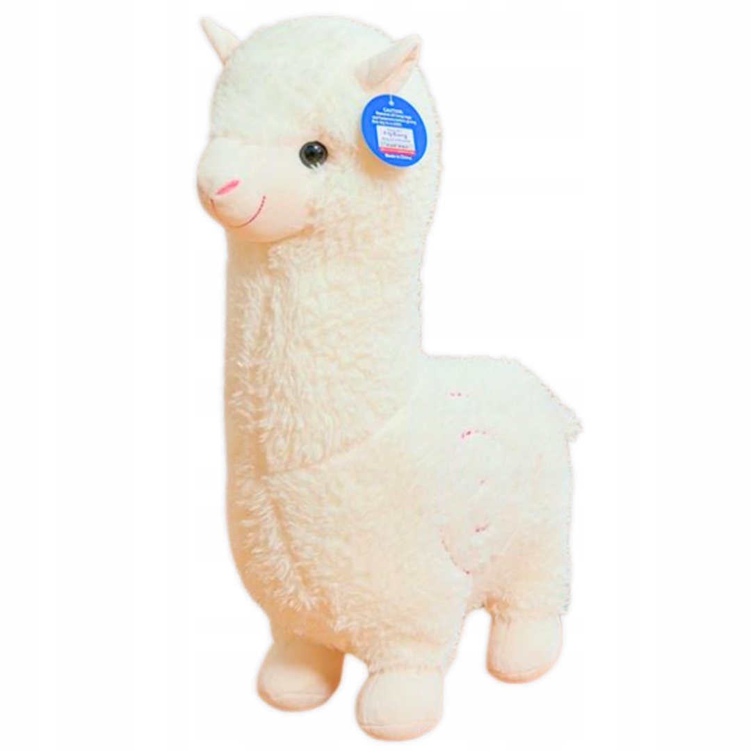 Maskotka Pluszowa Pluszak Alpaka Alpaca Lama Ubranko DUŻA Przytulanka 38cm