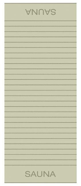 Ręcznik plażowy Balance Sauna 80x200 wasabi frotte 500g/m2 100% bawełna Cawoe