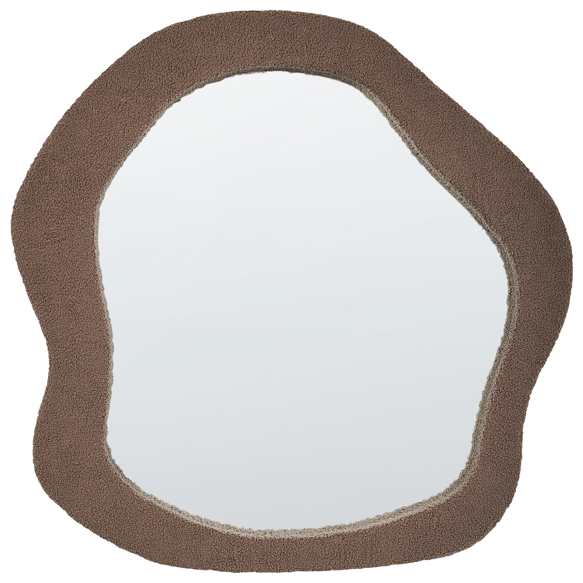 Boucle Lustro ścienne 80 cm Brązowy BLISMES