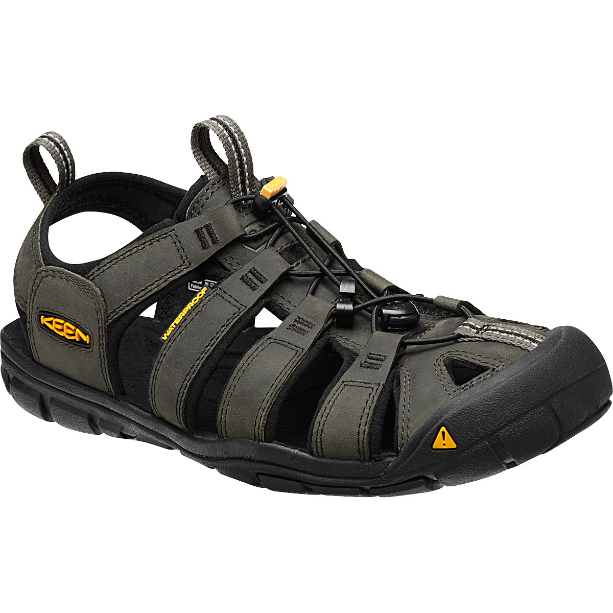 Sandały męskie Keen Clearwater CNX Leather Rozmiar butów (UE): 44,5 / Kolor: szary/czarny