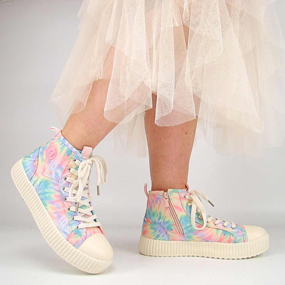 BEPPI 2205430 trampki dziecięce wysokie na platformie