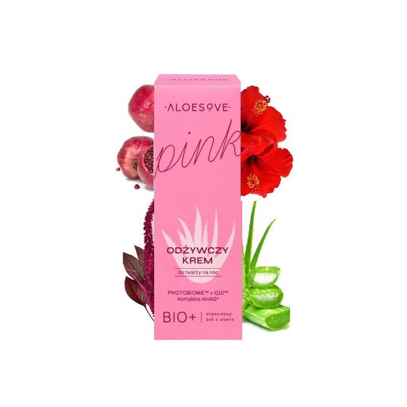 Aloesove Pink, odżywczy krem na noc, 50ml