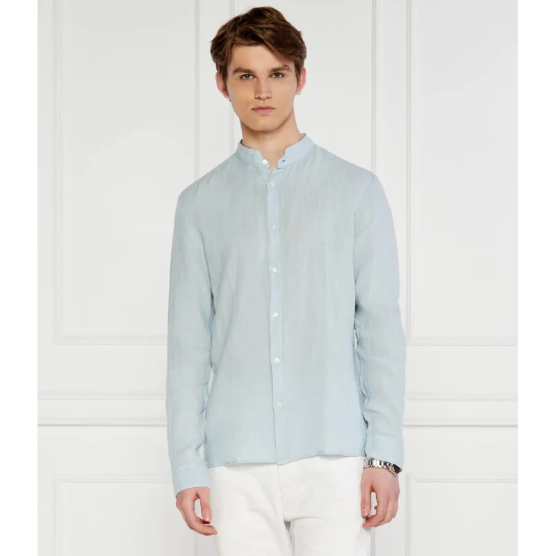 HUGO Lniana koszula Elvory | Slim Fit