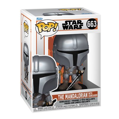 Funko POP! Star Wars, The Mandalorian, figurka kolekcjonerska, The Mandalorian