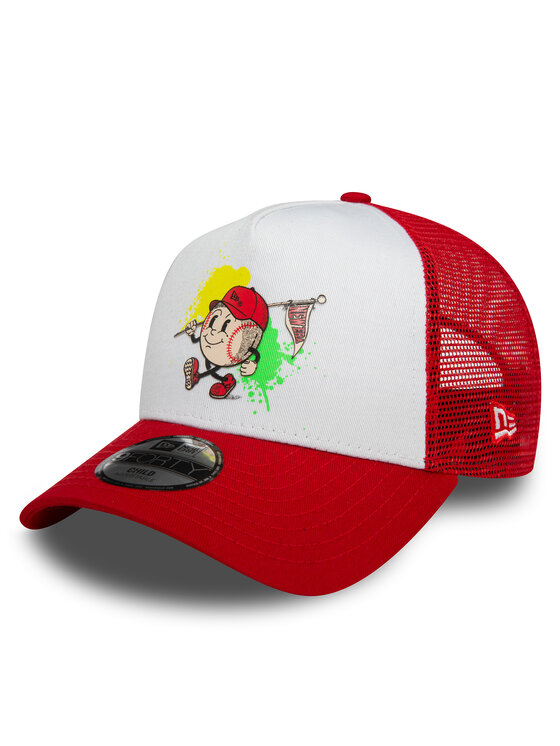 New Era Czapka z daszkiem Kids Mascot Trucker Ne 60503363 Biały