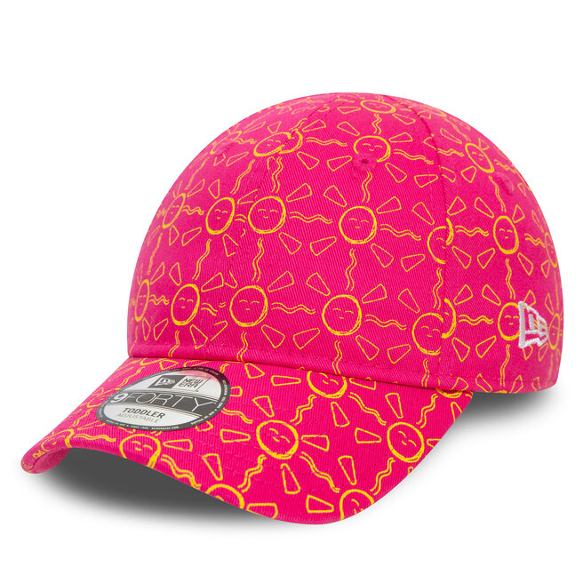 Czapka z daszkiem New Era Kids Aop Sun 940 Ne 60503360 Różowy