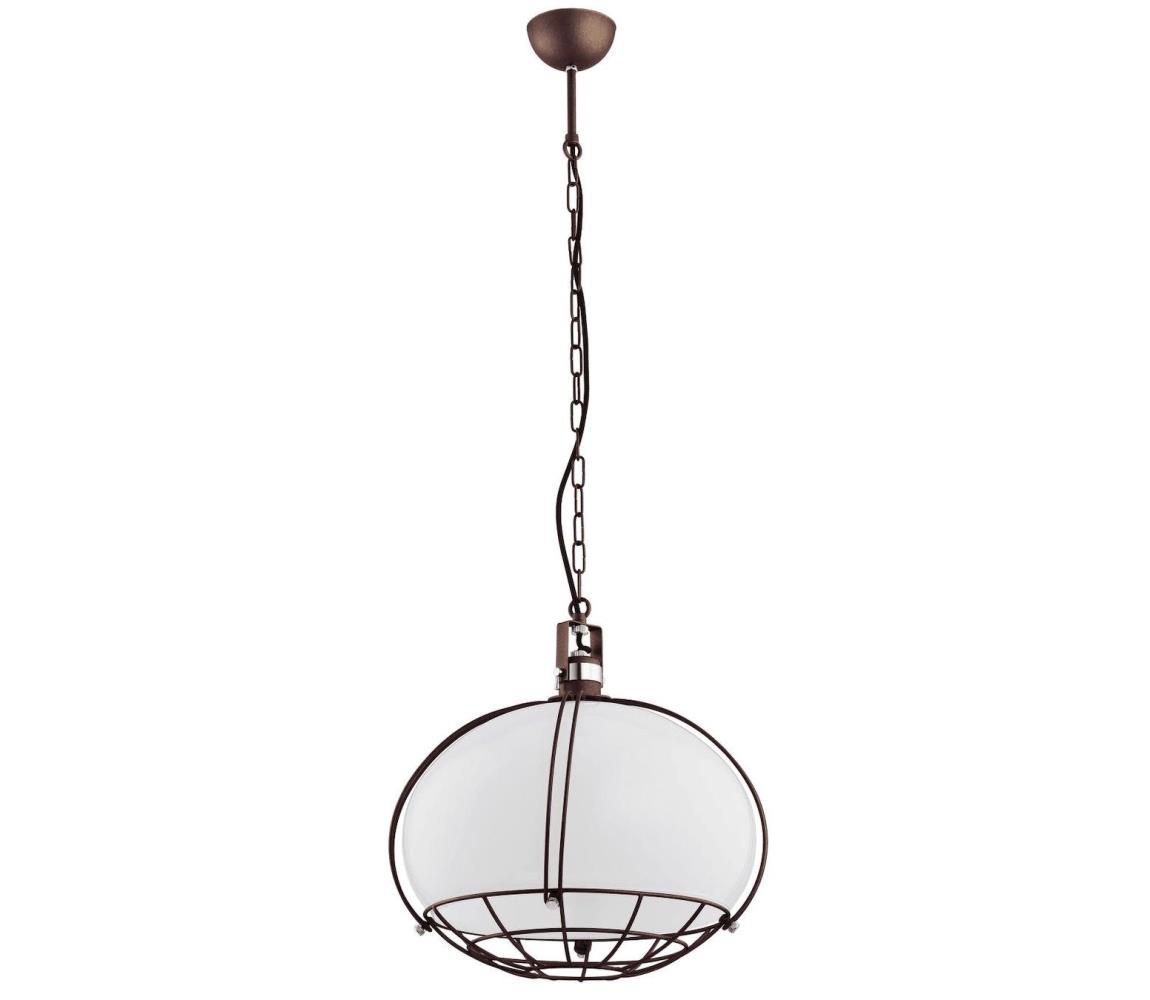 Argon 3163 - Żyrandol na łańcuchu MONDEGO 1xE27/15W/230V miedź