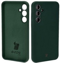 Bizon Etui silikonowe Soft Case do Galaxy A55 5G, ciemnozielone