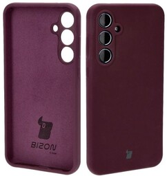 Bizon Etui silikonowe Soft Case do Galaxy A55 5G, ciemnofioletowe