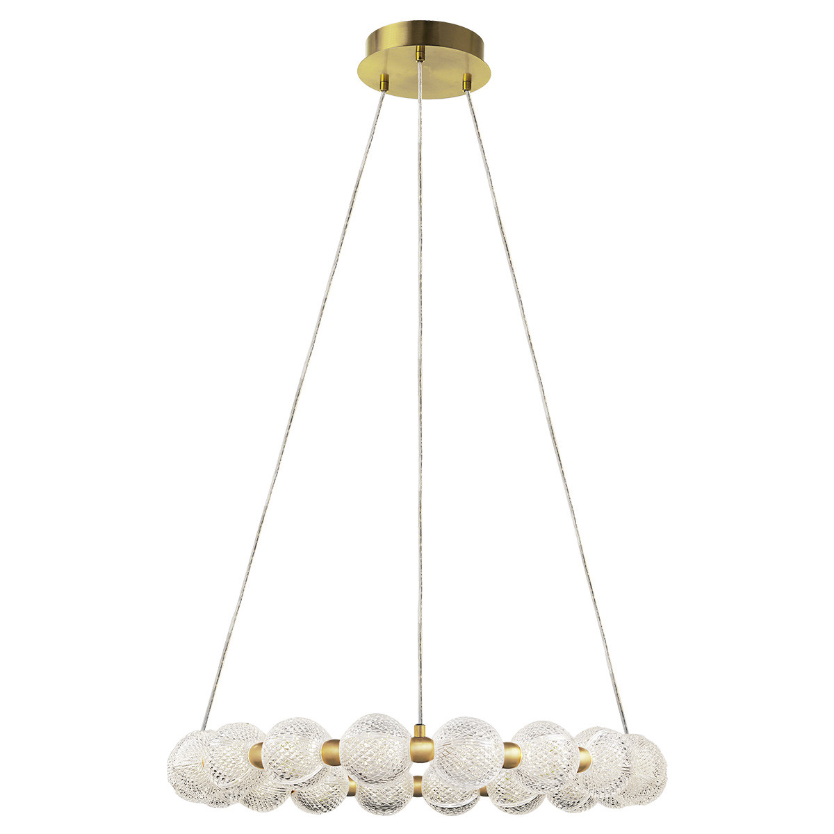 Lampa wisząca Diamond 18 18xLED CCT złota LP-2202/18P GD - Light Prestige