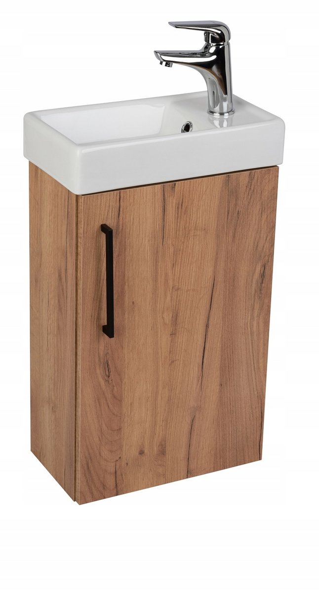 Mała szafka łazienkowa z umywalką 40 x 22 wisząca