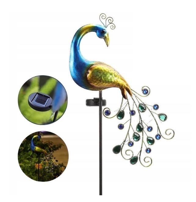 Ogrodowa Lampa Solarna LED PAW Wbijana Multikolor