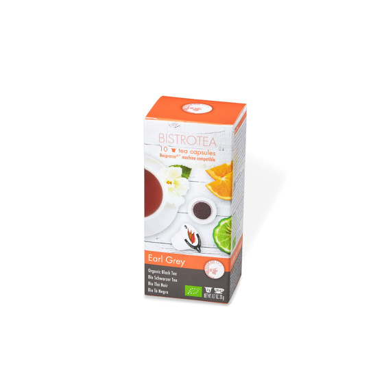 Kapsułki z organiczną herbatą do Nespresso® Bistro Tea Earl Grey, 10 szt.