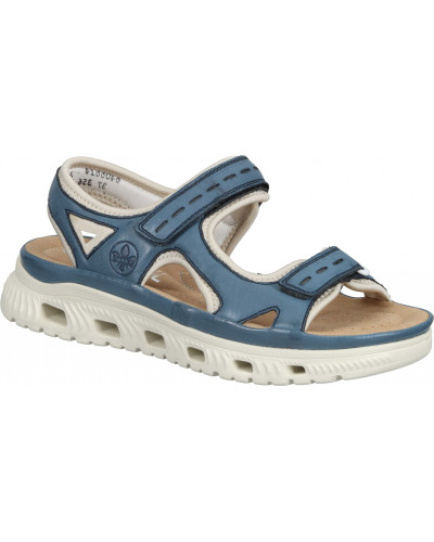 SANDAŁY RIEKER - 910238-05 NIEBIESKIE - Rieker