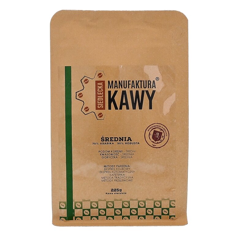 Kawa ziarnista SMK Mieszanka Średnia 225g