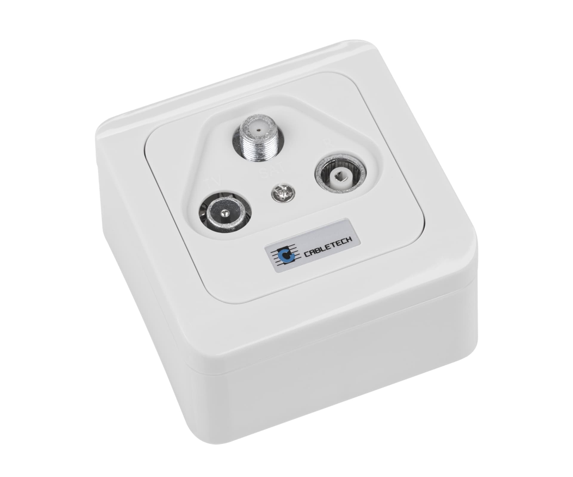 Gniazdo abonenckie RTV-SAT Cabletech końcowe