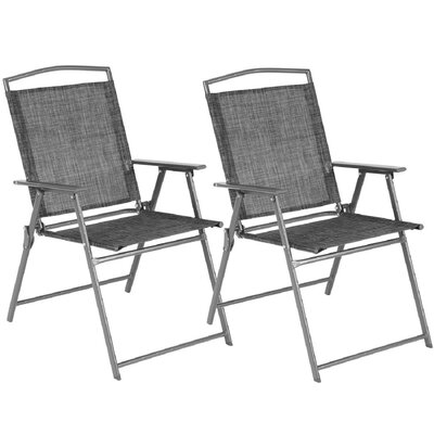 KRZESŁA OGRODOWE SKŁADANE SYDNEY 55X68X91CM ZESTAW 2 SZT.