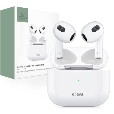 TECH-PROTECT UltraBoost TWS EearPhone Core Biały