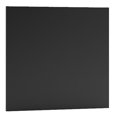 Czarny front zmywarki z panelem odkrytym 60 cm R9-S23