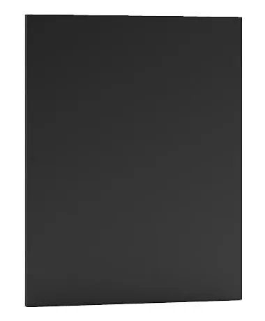 Czarny front zmywarki z panelem odkrytym 45 cm D6-D58