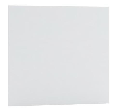 Szary front zmywarki z panelem odkrytym 60 cm F0-F83